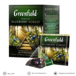 Trà túi lọc Greenfield Blueberry Forest -Trà đen Greenfield hương vị việt quất của Nga