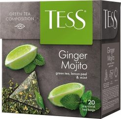 Trà Tess Ginger Mojito – Trà xanh hương vị chanh và bạc hà