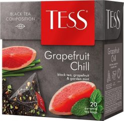 Trà Tess Grapefruit Chill – Trà đen hương bưởi và bạc hà