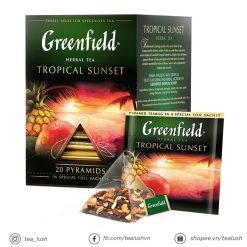 Trà túi lọc Greenfield Tropical Sunset - Trà thảo mộc Greenfield của Nga