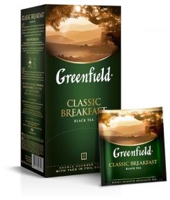 Trà túi lọc Greenfield Classic Breakfast - Trà đen Greenfield hương truyền thống