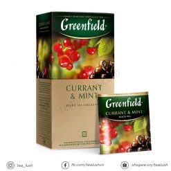 Trà túi lọc Greenfield Currant & Mint - Trà đen Greenfield của Nga hương nam việt quất