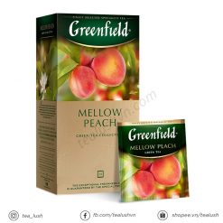 Trà túi lọc Greenfield Mellow Peach - Trà xanh Greenfield của Nga hương vị đào