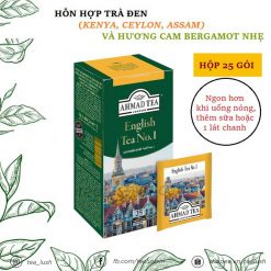 Trà Ahmad Tea English Tea No 1 - Trà đen số 1 nước Anh